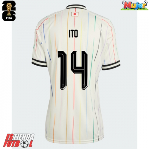 Japón Junya Ito #14 Segunda Equipación Mujer Mundial 2026 Manga Corta
